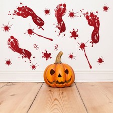  2 Pcs Addobbi Halloween Decorazioni Di Compleanno Bloody Adesions