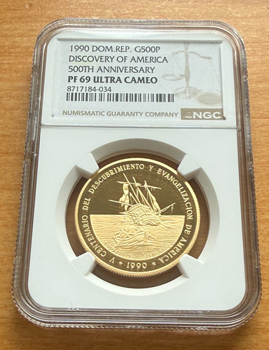 Repubblica dominicana 1990 oro - repubblica,