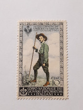 Lotto FRANCOBOLLI ERINNOFILI 1900 SAVOIA CORPO GIOVANI ESPLORATORI ITALIANI 