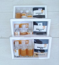 Timberland set 3 sneakers kit di prodotti pulizia per scarpe In box, lotto Stock