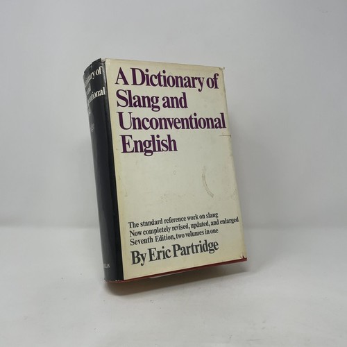 Dictionary slang and - a,