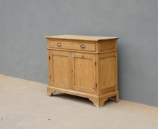Credenza rustica in legno massello di abete, fine '800 - L 112 cm!