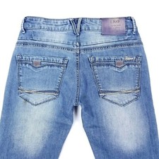 Jeans Zero Uomo Denim Blu