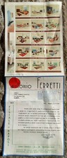 Dépliant Pieghevole ANTONIO FERRETTI (Milano) Arredamento Casa e Ufficio Anni 30