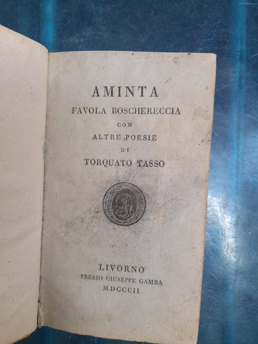 Aminta favola boschereccia con - aminta,