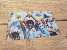 Autografo DIEGO MARADONA Repro