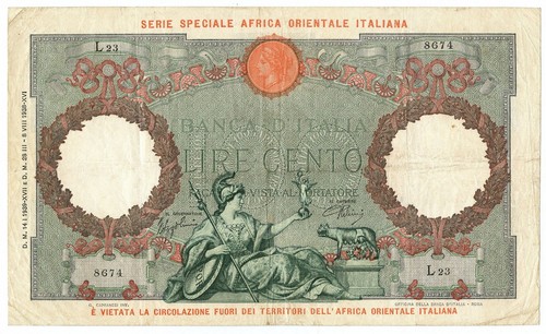 100 lire capranesi aquila - lire,