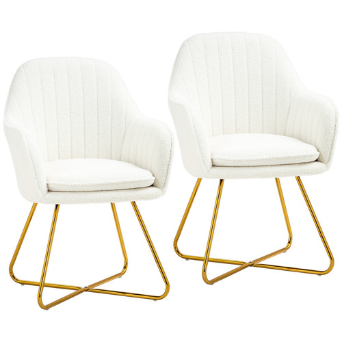 Set sedie accent - 2, crema