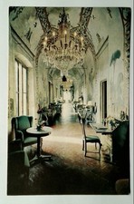 Cartolina fotografica d'epoca Villa Villoresi La Galleria Firenze Italia