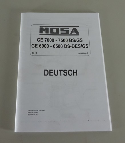 Istruzioni uso mosa - istruzioni,