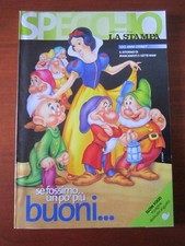 100 ANNI DISNEY CARTONI ANIMATI & FUMETTI DOSSIER su SPECCHIO DELLA STAMPA 2001