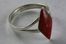 Corallo Pietra Donna Anello IN
