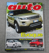 Rivista AUTO ottobre 2011 Range Rover Volkswagen Fiat Panda Lancia Ypsilon Focus