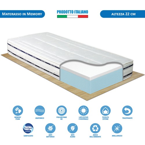 Materasso memory singolo