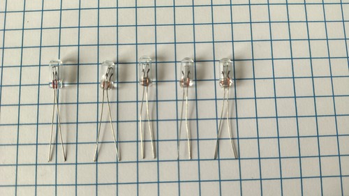 Pack 5mm bulbs wire leg - wire,