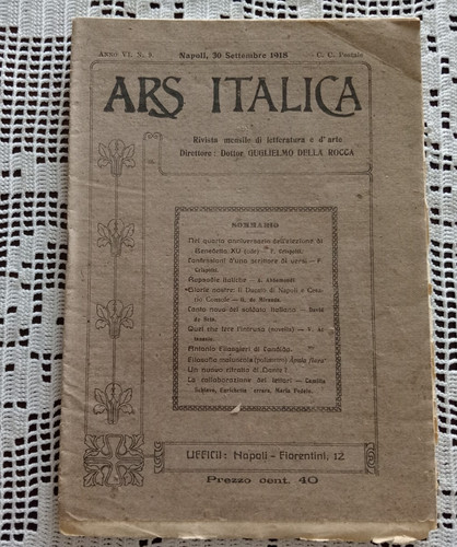Ars italica rivista - rivista, mensile