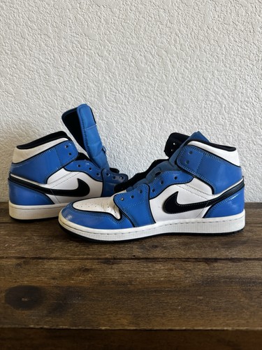 Jordan mid signal blu uomo - 1,