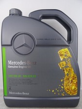 6 LITRI OLIO MOTORE ORIGINALE MERCEDES BENZ 5W-30  100% SINTETICO MB 229.52