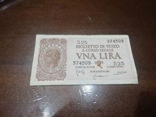 1 lira laureata 1944