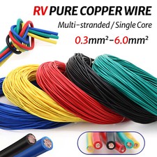 Cavo Segnale Alimentazione Filo Elettrico Flessibile Singolo Core Multifilo Camper 0,3-6mm²