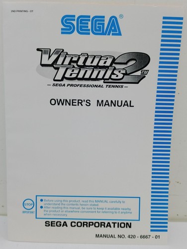 Sega naomi virtua tennis - sega,