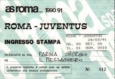 Biglietto Ingresso Stampa AS