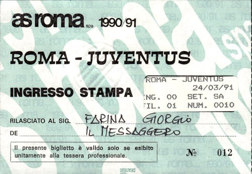 Biglietto ingresso stampa - biglietto,