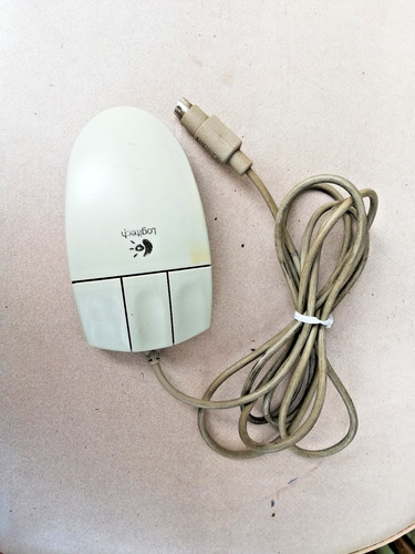 Vintage mouse ps2 - vintage, logitech