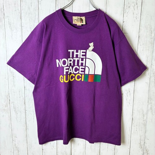 Gucci north face logo print - face,