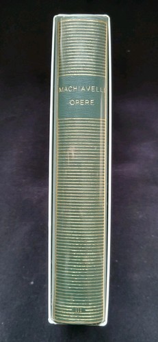 Machiavelli opere vol iii - opere, vol.