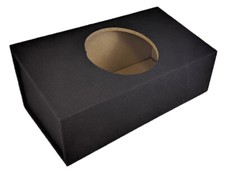 Pesante MDF Custom 30.5cm Sigillato Rotondo Sub-Woofer Scatola Basso Amp Tutti