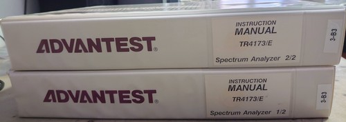 Advantest tr4173 spectrum - advantest, tr4173/e