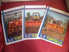 LOT DE 3   PROSPECTUS    PUBLICITAIRES   FRAISES  TORTELLA