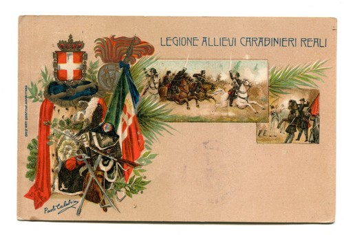 Cartolina carabinieri reali - carabinieri,