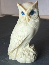 (30) gufo in alabastro