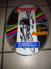 ADESIVO PUBBLICITARIO BICICLETTE FAUSTO COPPI FIORELLI NOVI LIGURE CICLISMO