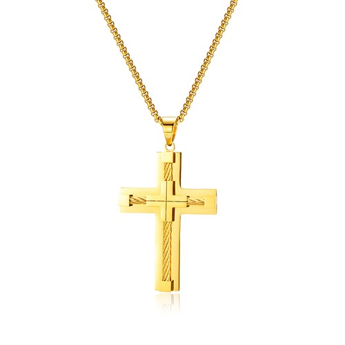Collana uomo crocifissione - uomo,