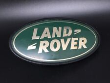 LAND ROVER 90MM LOGO SCUDO OVALE BADGE EMBLEMA FREGIO STEMMA SCRITTA TARGHETTA