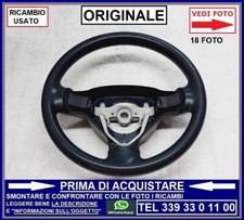 VOLANTE STERZO IN GOMMA vedi foto reali ORIGINALE TOYOYA AYGO 2005-2013