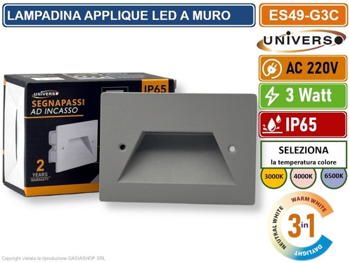 Punto luce segnapasso - punto,