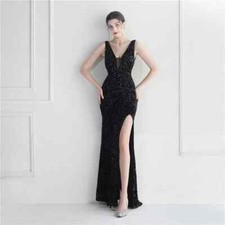 Vestito Abito Elegante Lungo