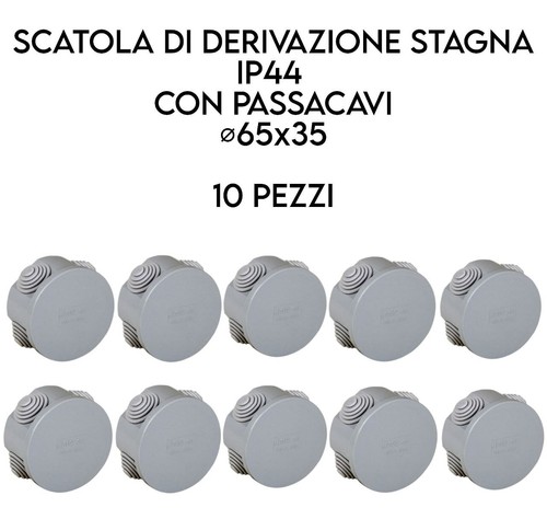 Scatole derivazione tonda - scatole,