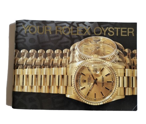 Genuine rolex booklet eng - booklet,