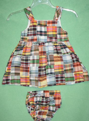 Abito land quadri - land, navy