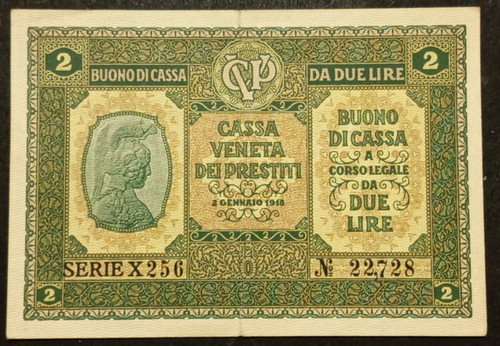 Lire 1918 spl buono - lire, 02/01/1918