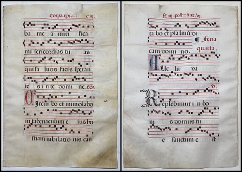 Antifonario pergamena - antifonario,