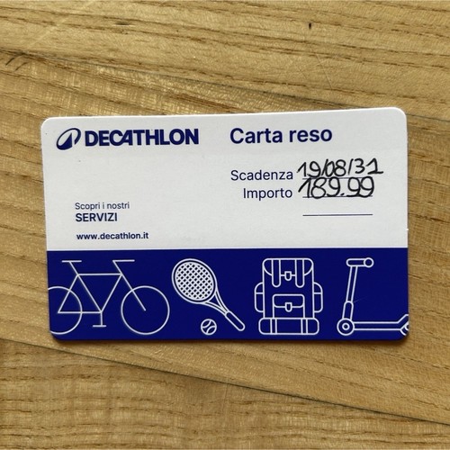 Decathlon carta reso - decathlon,