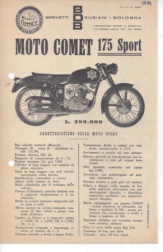 Moto comet 175cc - moto,