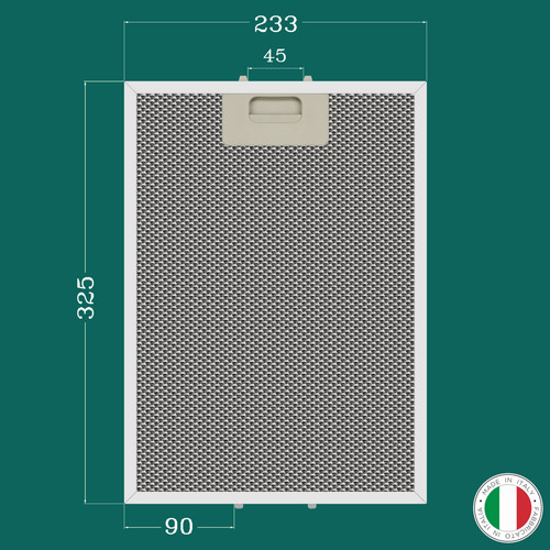 Filtro alluminio per cappa - , da