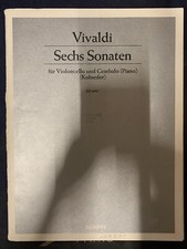 Vivaldi - Sechs Sonaten für Violoncello un Cembalo (Piano) (Koln